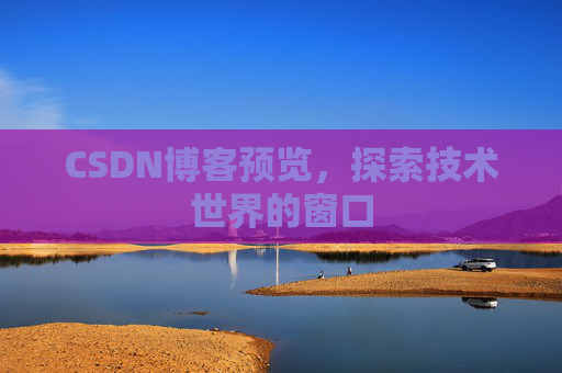 CSDN博客预览，探索技术世界的窗口
